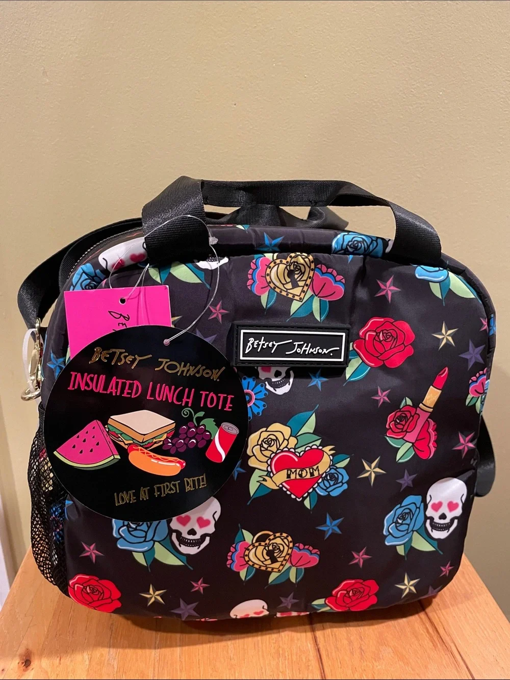 Betsey Johnson Dia de Los Muertos Insulated Lunch Tote NWT